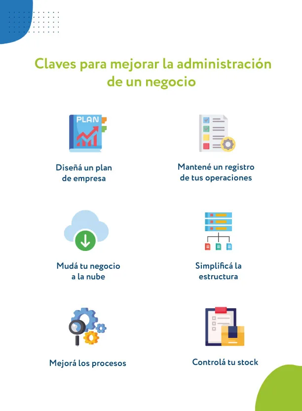 claves para mejorar la administración de un negocio