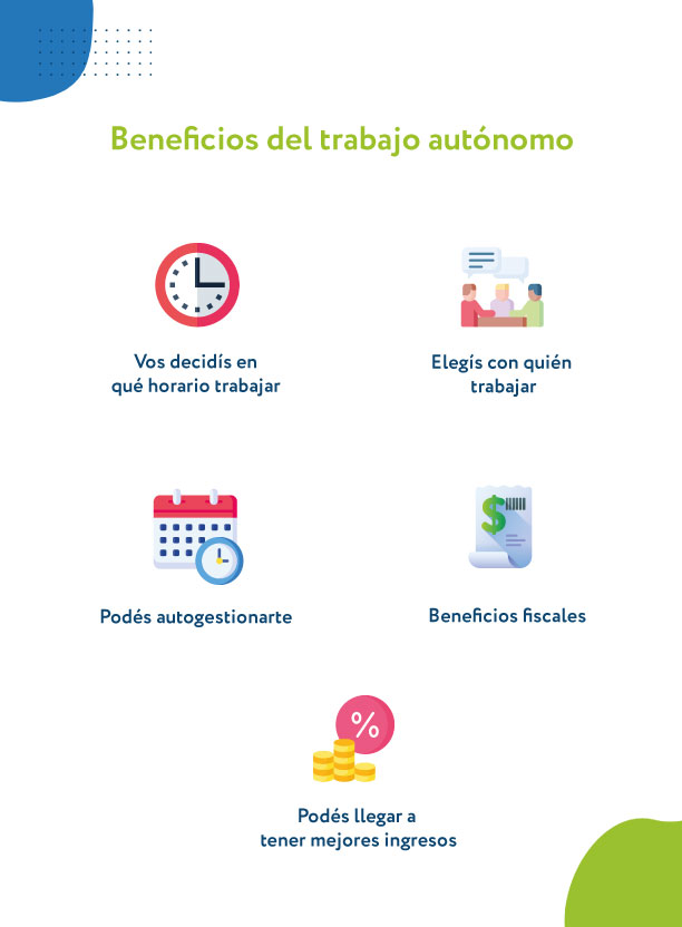 Beneficios del trabajo autónomo