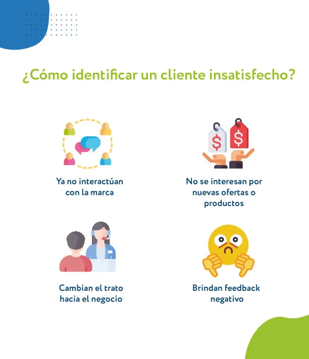 cómo identificar un cliente insatisfecho