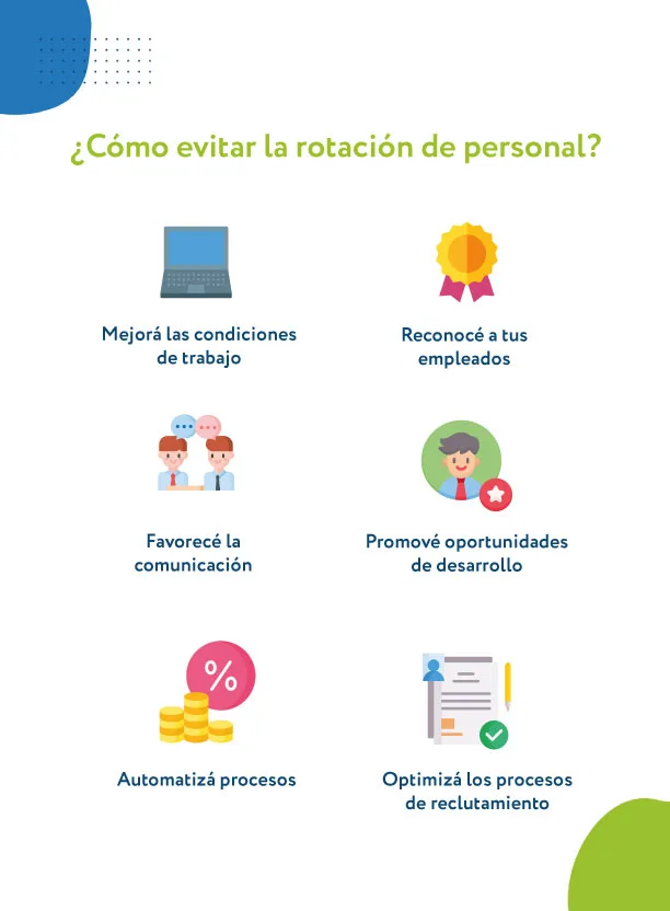 cómo evitar la rotación de personal