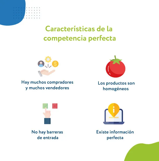 características de la competencia perfecta